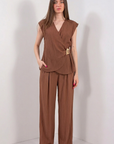 PANTALONE AMPIO STROPICCIATO