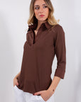 CAMICIA DERBY SLIM 3/4