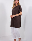 MAXI MAGLIA SPACCHETTI