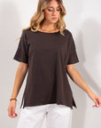 T-SHIRT TAGLIO VIVO