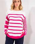 MAGLIA RIGHE MANICHE DIVERSE
