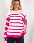 MAGLIA RIGHE MANICHE DIVERSE