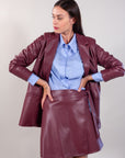INFORMAL ECO-LEATHER JACKET