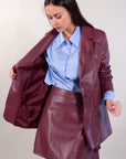 INFORMAL ECO-LEATHER JACKET