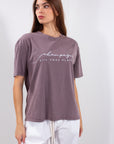 T-SHIRT STAMPA OVERSIZE**