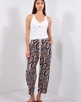 PANTALONE OVETTO MUSSOLA FANTASIA GEOMETRICA**