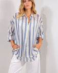 CAMICIA MUSSOLA AMPIA RIGHE