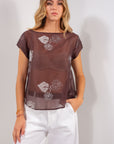 BLUSA LYOCELL RICAMATA