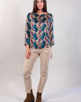 BLUSA STAMPATA