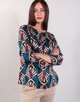 BLUSA STAMPATA