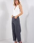 JEANS BOYFRIEND GRIGIO