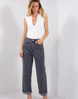 JEANS BOYFRIEND GRIGIO