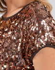 MAGLIA PAILLETTES BORDO