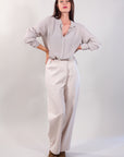 LONG CREPE SHIRT