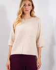 MAGLIA 3/4 TASCA SOFTNESS