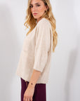 MAGLIA 3/4 TASCA SOFTNESS