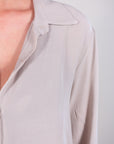 LONG CREPE SHIRT