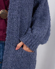 CARDIGAN BOUCLE' TASCHE