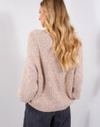 MAGLIA BOUCLE' MELANGE + PAILLETTES