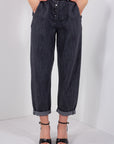 JEANS BAGGY BOTTONI ESTERNI