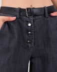 JEANS BAGGY BOTTONI ESTERNI
