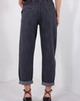 JEANS BAGGY BOTTONI ESTERNI