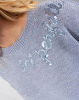 MAGLIA SCRITTA SEI PERFETTA PAILLETTES