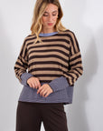 MAGLIA BICOLOR RIGHINE