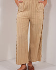 PANTALONE SANGALLO LAVORATO BANDE