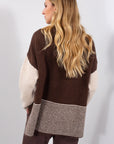 MAGLIA AMPIA RIGHINE + TASCA