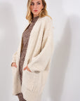 CARDIGAN BOUCLE' TASCHE