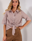 CAMICIA QUADRETTI LEGATA M/M