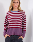 MAGLIA BICOLOR RIGHINE
