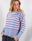 MAGLIA BICOLOR RIGHINE