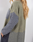 MAGLIA AMPIA RIGHINE + TASCA