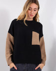 MAGLIA AMPIA RIGHINE + TASCA