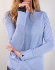PURE FINE WOOL SWEATER WITH WRIST SPLIT