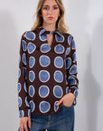 CAMICIA COLLETTO RASO POIS