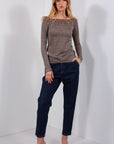 JEANS BAGGY DENIM SCURO