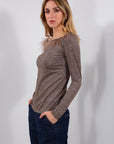 MAGLIA LUREX PIUMETTE