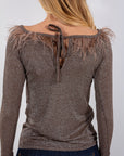 MAGLIA LUREX PIUMETTE