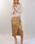 SATIN WALLET SKIRT