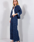 JEANS MACULATO FRANGE