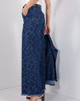 JEANS MACULATO FRANGE