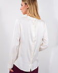 CAMICIA BOTTONI DIETRO RASO