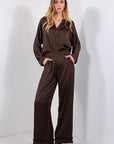 PANTALONE SFRANGIATO RASO