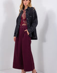 GIUBBINO JEANS NERO CASTONI