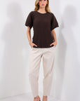 MAGLIA BLUSA PLISSE'