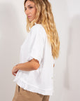 MAGLIA BOTTONI DIETRO+RASO