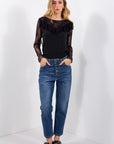 JEANS BOYFRIEND BOTTONI